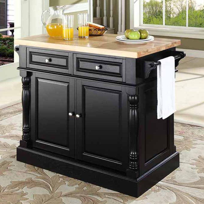 Portable Kitchen Islands On Wheels With Butcher Block Top Movable Kitchen Islands Rolling on